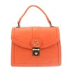 Leather Square Vintage Single Crossbody Bag Soft Durable Zipper Closure for Women