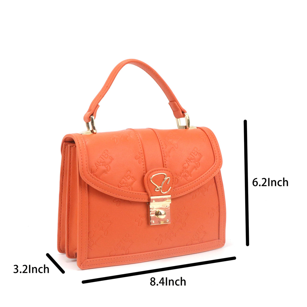 Leather Square Vintage Single Crossbody Bag Soft Durable Zipper Closure for Women