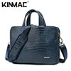 Luxury Crocodile Embossed Business Laptop Bag for 13-15.6 Inch, Executive Leather Briefcase - Top Laptops and Accessories For office Use