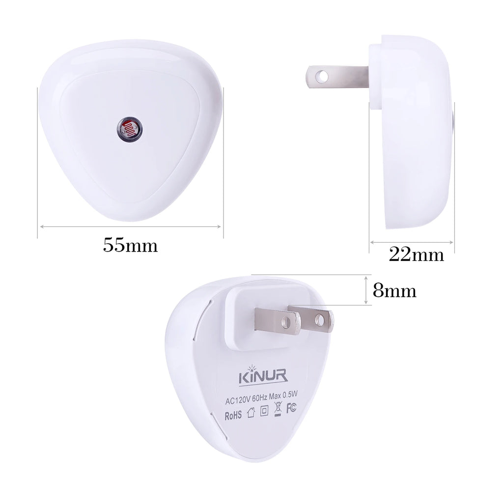 Night Light for Kids 0.5W Dusk to Dawn Sensor Automatic on and Off for , Bedroom Etc