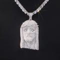 Jesus Pendant 3D Design 925 Sterling Silver High Quality VVS Diamond Pendant Moissanite Jesus Pendant for Men