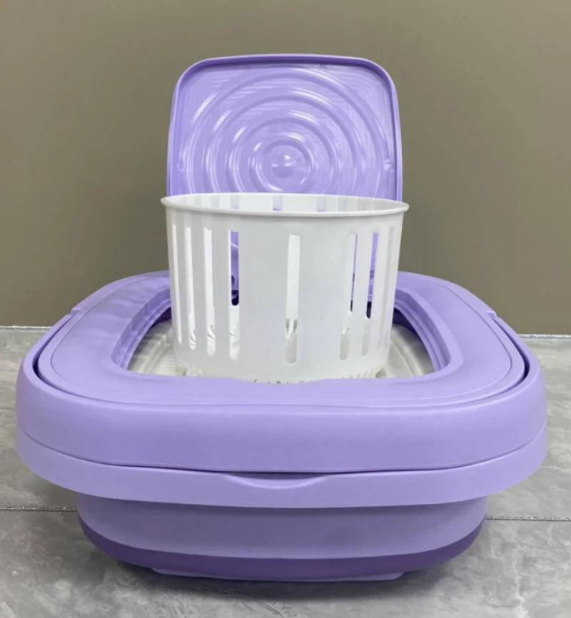Portable Full Semi-automatic Washing Clothes Dehydration One Folding Washing Machine