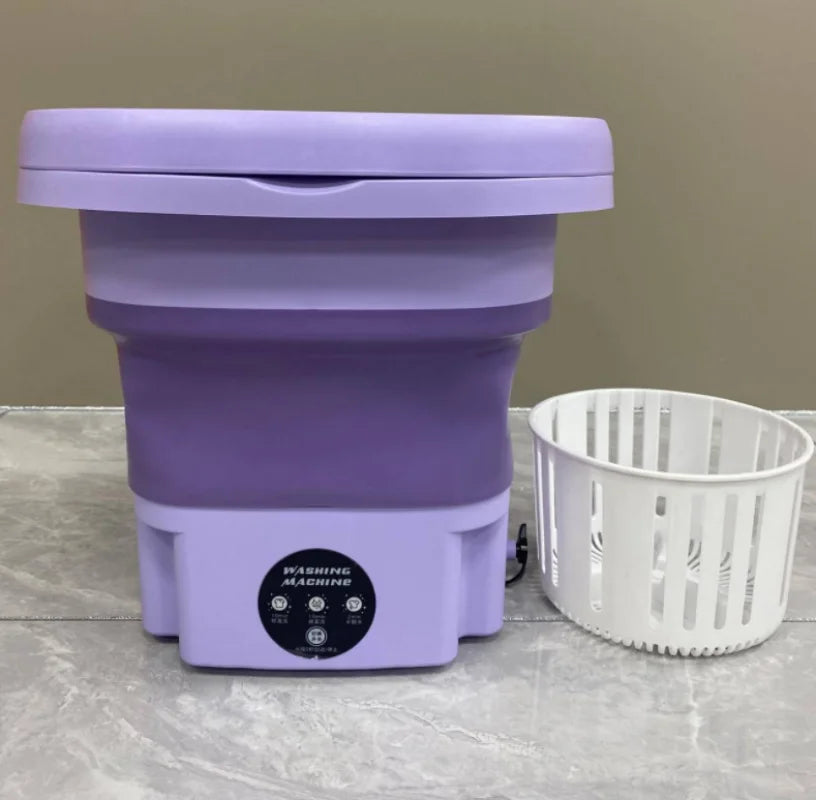 Portable Full Semi-automatic Washing Clothes Dehydration One Folding Washing Machine