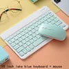 Wireless USB Keyboard and Mouse Combo Customizable Language for Tablet PC and Phone Split Style