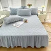 Hot Sales Summer Bedding Sets Double Bed Soft Latex Mat Princess Style Fitted Sheet Bed Skirts