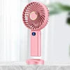 Wholesale Mini Rechargeable Ventiladores Portable Personal Desk Table Hand Held Usb Led Small Fan With 2400mAh Battery