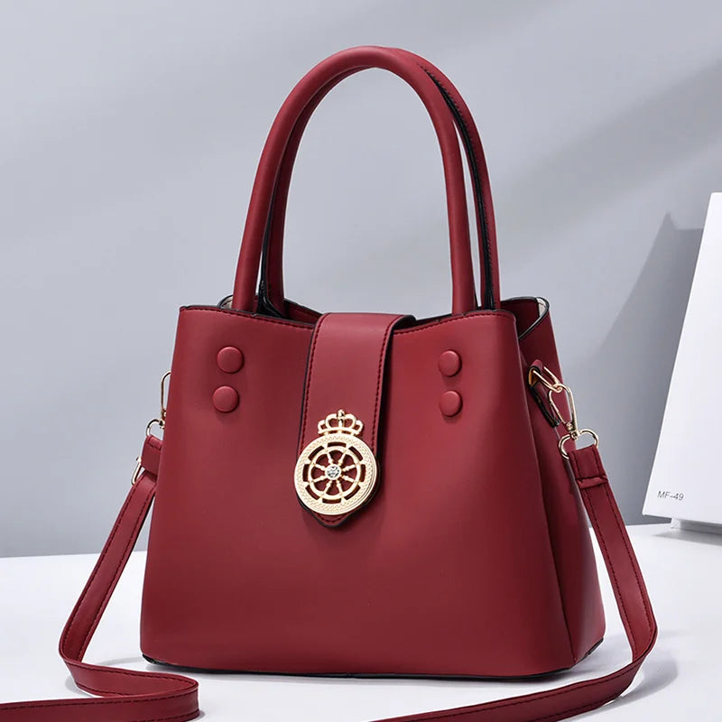 Women's Casual Tote/Handbag With Zipper Closure for Young Ladies