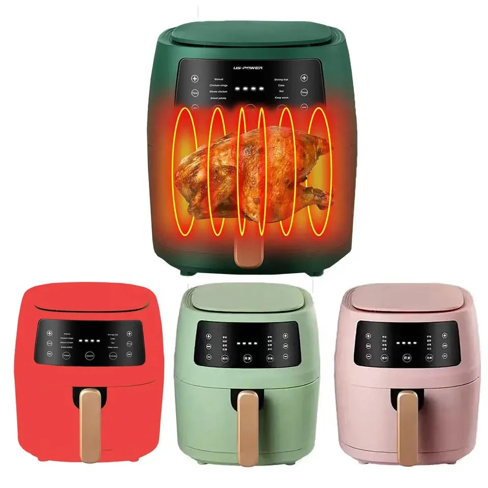 Multi-function Air Fryer Without Oil Touch Digital Control Presets Home-appliance Air Fryer