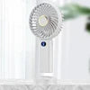 Mini Rechargeable Portable Personal Desk Table Hand Held USB Led Small Fan With 2400mAh Battery