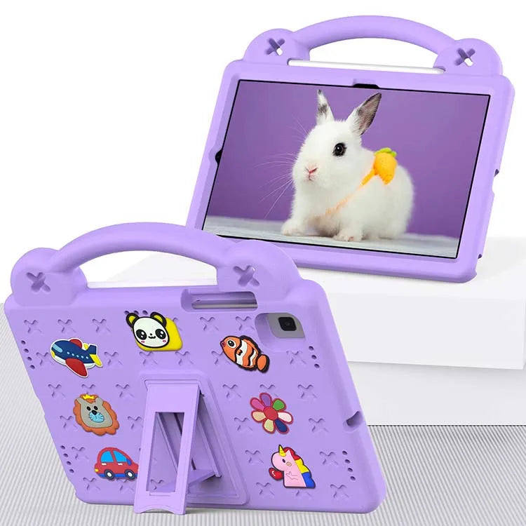 Case for iPad Mini 6 8.3 Inch  Kids  Foam Handle Folding Bracket Cartoon Shockproof Cover