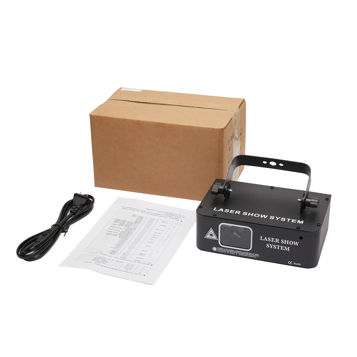 YSH DDP US Local Stocks RGB Club Light & Sound Activated Wedding Events Show DMX Lazer Projetor Laser for DJ Party Lighting