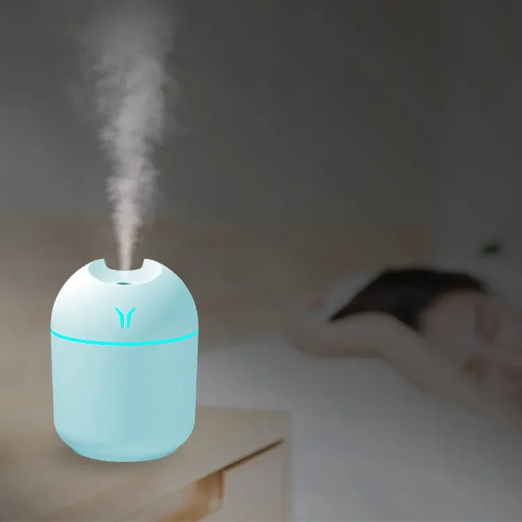 Portable Colorful Led Light Mini H2O Spray Mist Car USB Cool Air Humidifier for Bedrooms