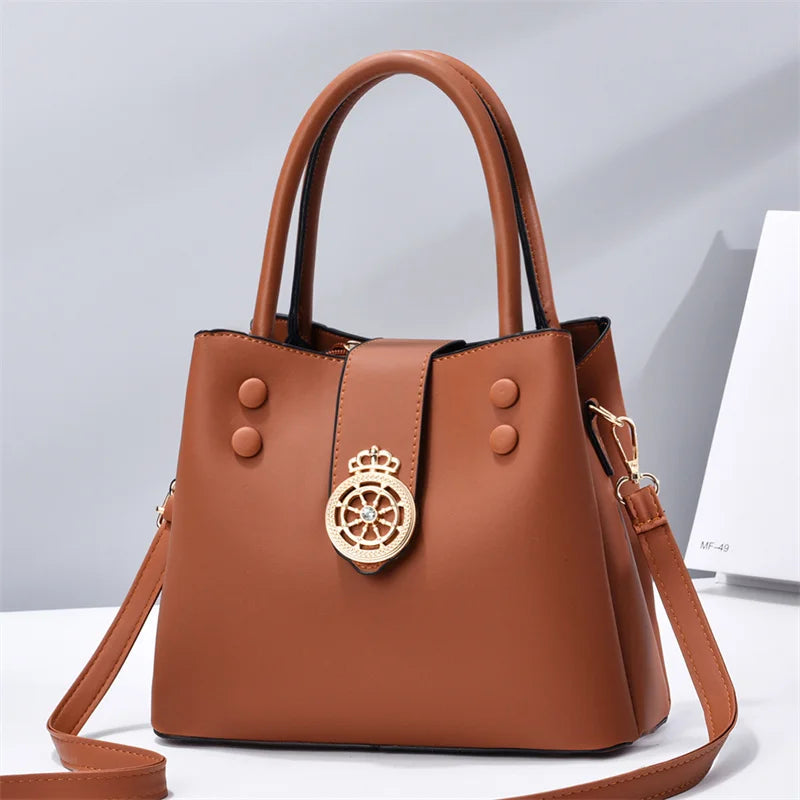 Women's Casual Tote/Handbag With Zipper Closure for Young Ladies