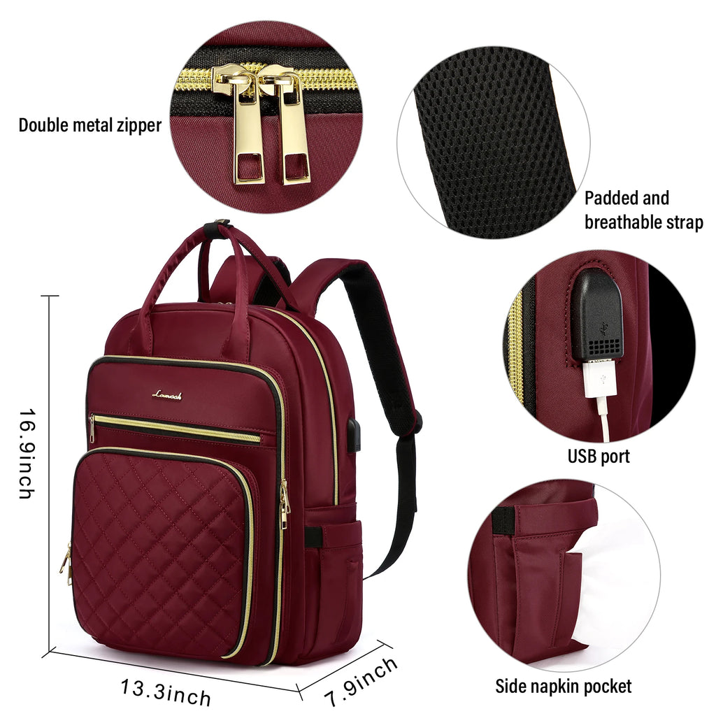 17 Inch Casual Travelling Backpack Bag Fashion Waterproof Large Laptop Backpack School Bags