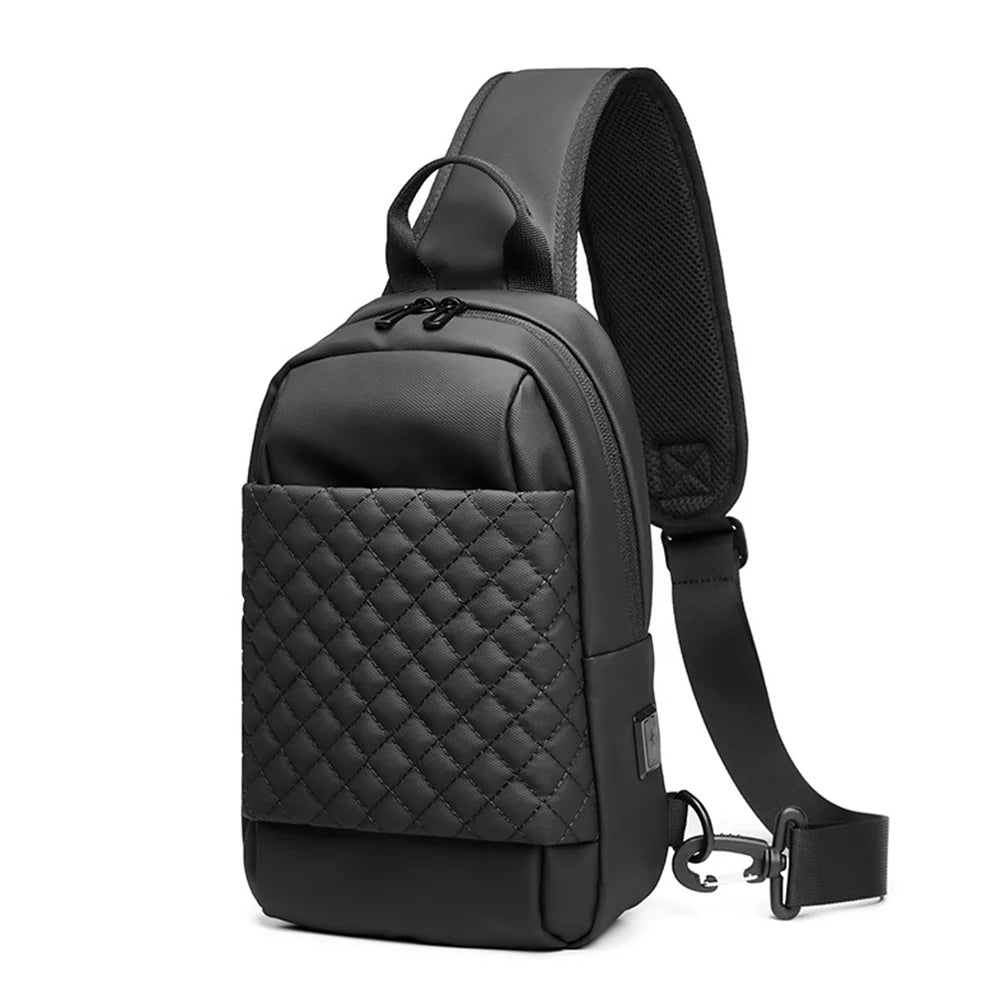 Sling Bag for Men Women Small Crossbody Backpack /Chest Bag for Travel Sport Running