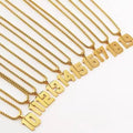 Lucky Number Sports Team Baseball Football Basketball Soccer Number Necklace