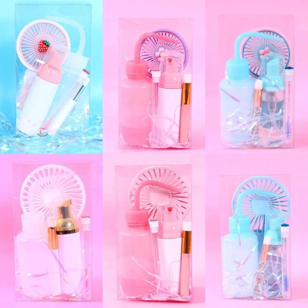 60ml Eyelash Foam Cleanser Lash Extension Glue Mini Fan Cleaning Brush Kit with Resin Washing Bottle Lash Shampoo