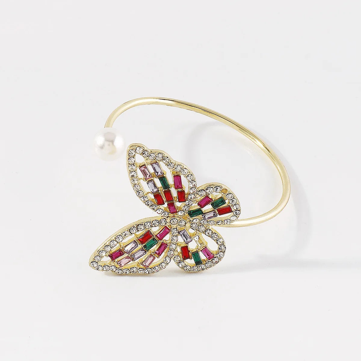 Diamond Bracelet Pearl Butterfly Luxury Romantic Bracelet for Women