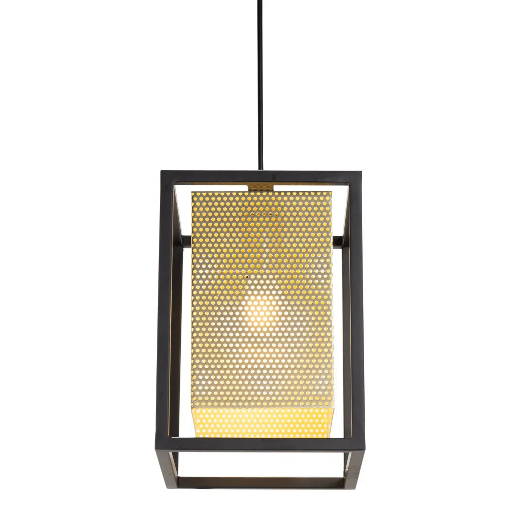 Geometric Metal Ceiling Light Gold Black Acrylic Cover 30W/36W Remote Switch for Home Office Dining Bedroom Outdoor