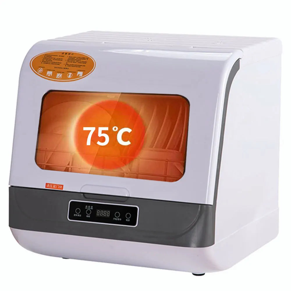 High Quality Mini Portable Dishwasher Automatic Electric Home Use Washing Machine with Free Installation Stainless Steel Housing