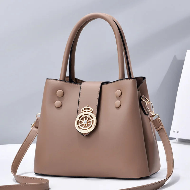 Women's Casual Tote/Handbag With Zipper Closure for Young Ladies