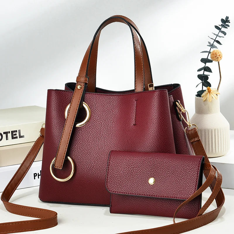 Leather Handbags for Women Comfortable Luxury Casual Bags