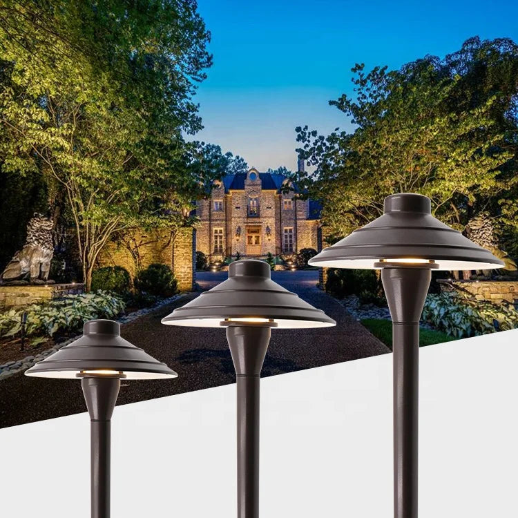12V AC/DC IP65 Waterproof Landscape Lawn Pavement Pathway Stake Lights Outdoor Ground