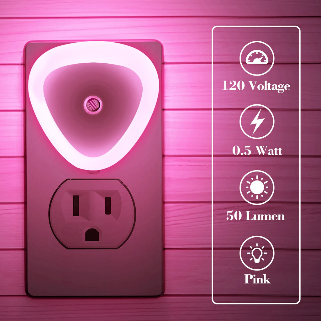 Night Light for Kids 0.5W Dusk to Dawn Sensor Automatic on and Off for , Bedroom Etc