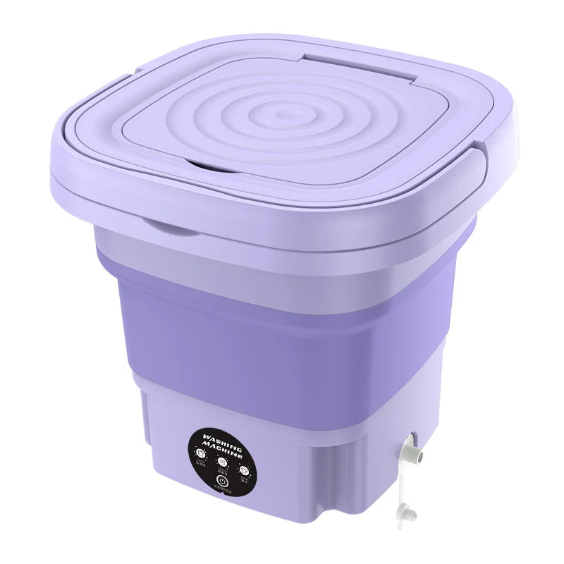 Portable Full Semi-automatic Washing Clothes Dehydration One Folding Washing Machine