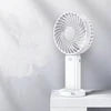 Mini Rechargeable Portable Personal Desk Table Hand Held USB Led Small Fan With 2400mAh Battery