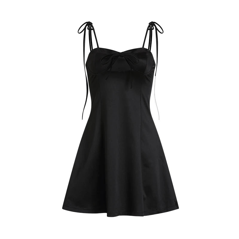 Sexy Nightdress Sexy Slimming Pajamas Solid Color Slim-fit Small Chest Big Halter Slip Nightdress For Women
