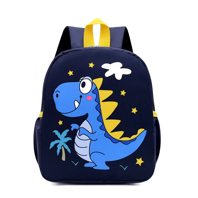 Children's School Bag Cartoon Animal Pattern High Quality Nylon Kids Backpack