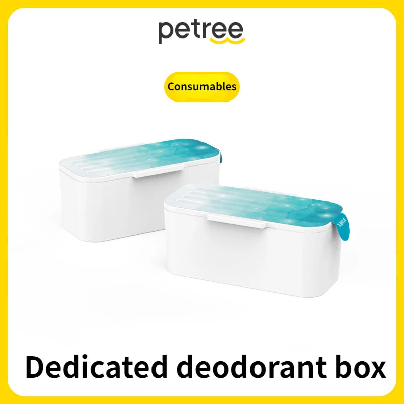 Automatic Cat Litter Box Deodorization Sterilization Boxes for Petree Natural Non-toxic Plant Essential Oil Deodorizer