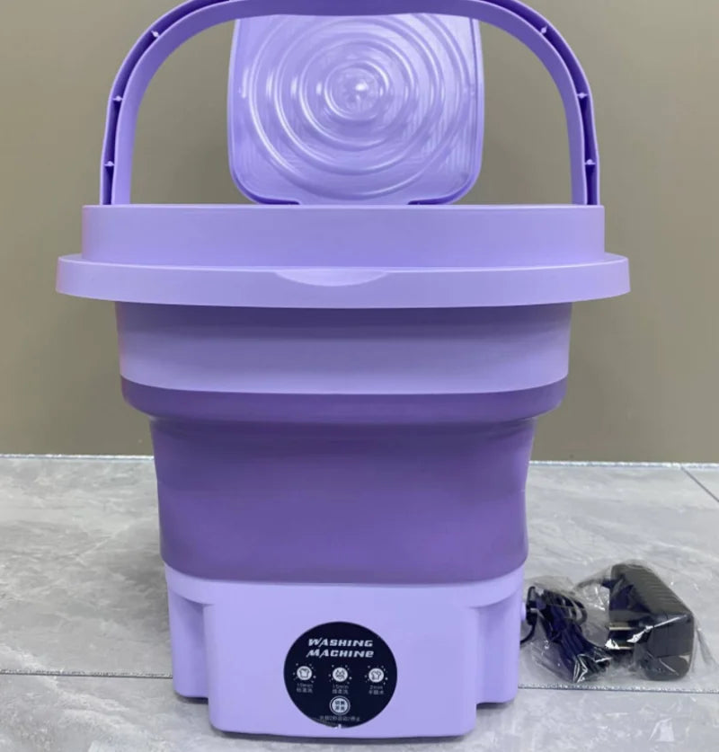 Portable Full Semi-automatic Washing Clothes Dehydration One Folding Washing Machine