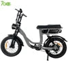 Wholesale  Electric City Road Mountain Hybrid Bicycle 1000 Watt 18.2Ah Fat Tire Step Through 2 Long Seat Electric Fat E Bike
