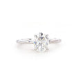 Oval Shape Gemstone Rings 5X7mm S925  Moissanite Engagement Ring for Women