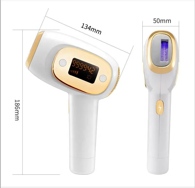 Portable Multifunction Laser Hair Removal Device with Ice Cooling Feature