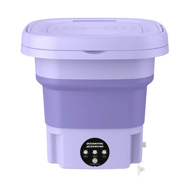 Portable Full Semi-automatic Washing Clothes Dehydration One Folding Washing Machine