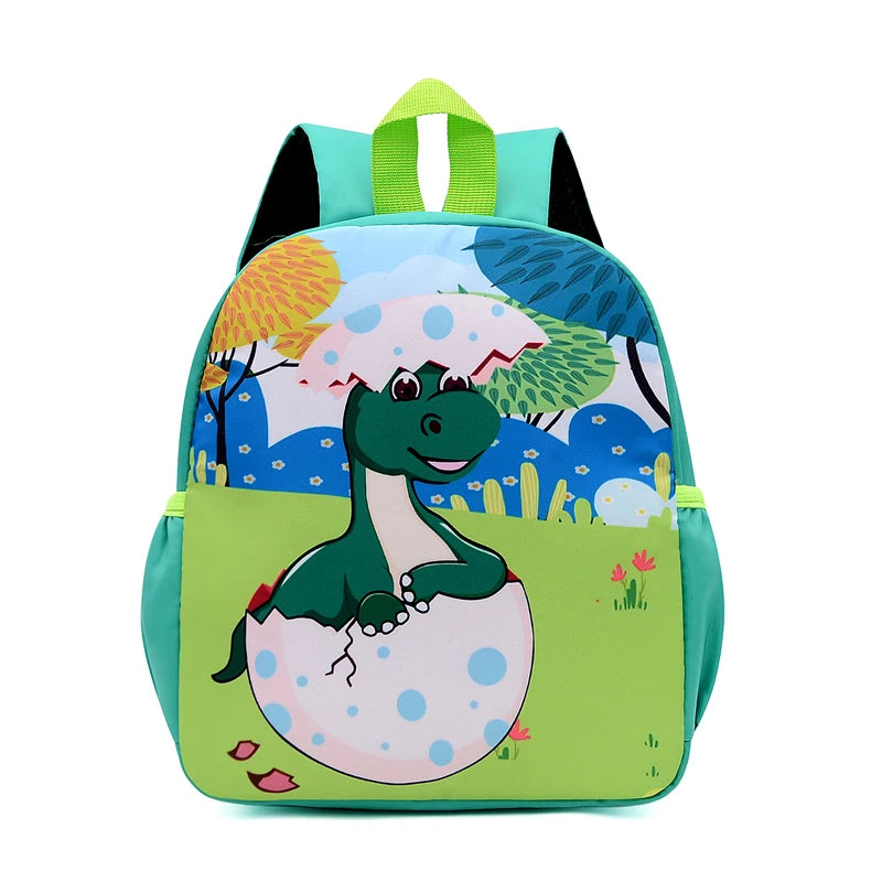 Children's School Bag Cartoon Animal Pattern High Quality Nylon Kids Backpack