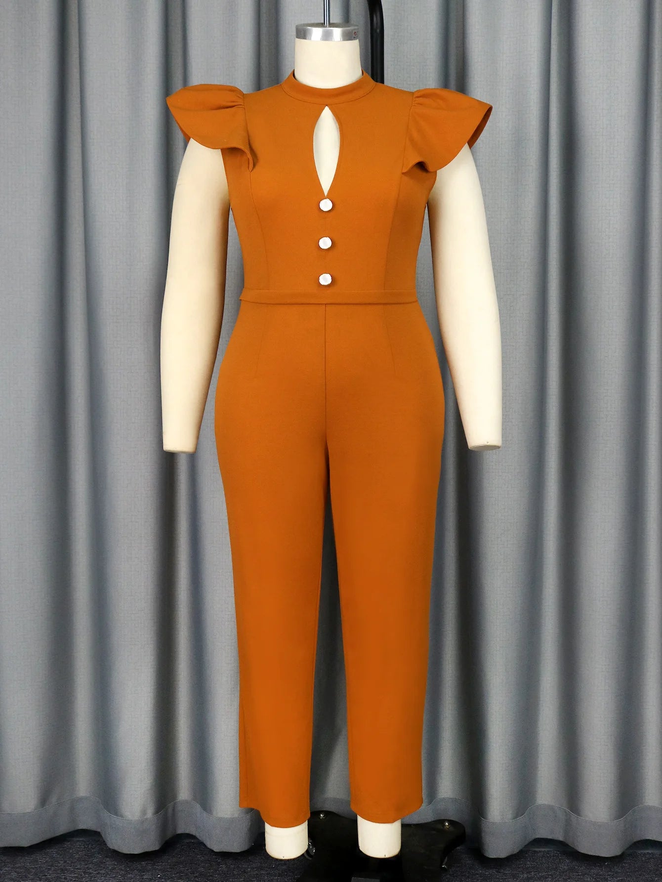 Women Jumpsuit Short Sleeve Straight Leg Jumpsuit Women's With Belt Bodysuit Rompers