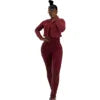 Two Piece Set Y2K Bodycon Acid Wash Jumpsuit With Jacket Light Washed 2 Piece Set Woman Jumpsuit
