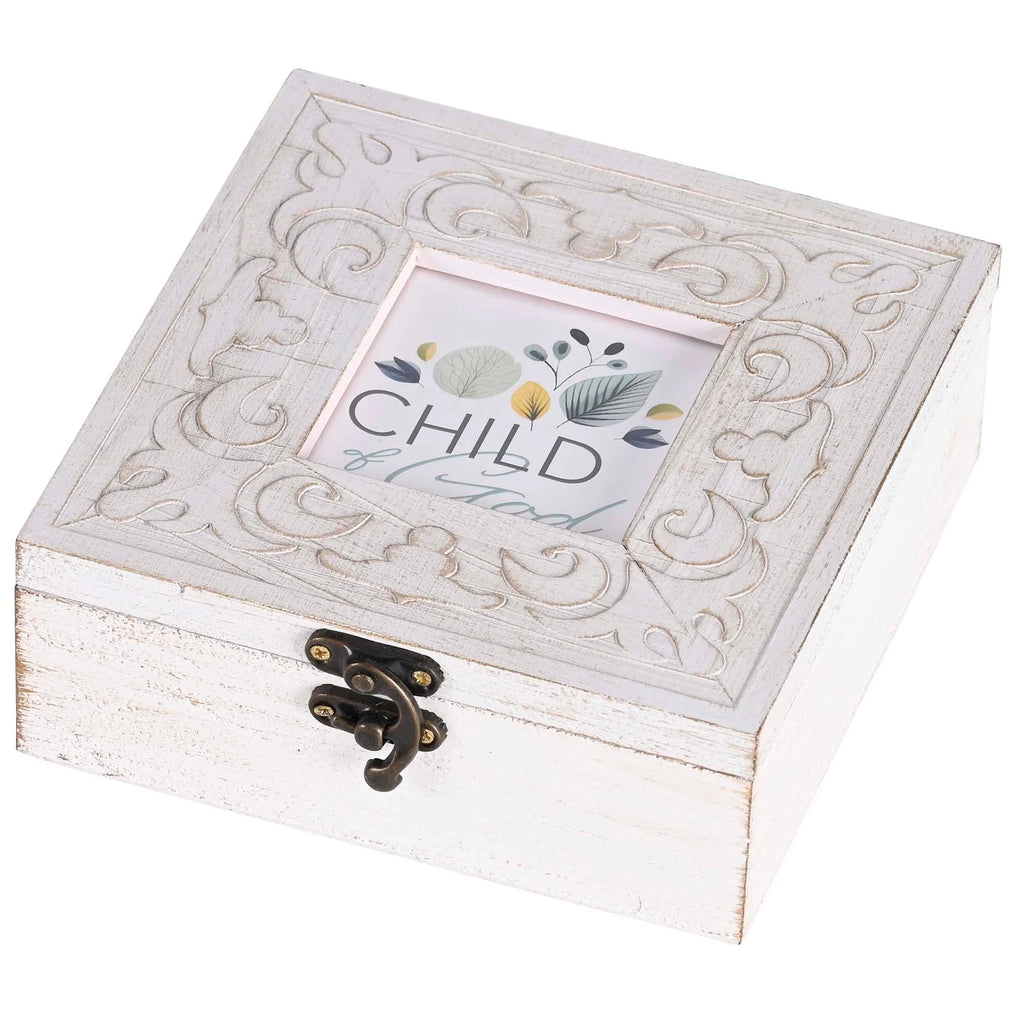 Child of God Girl Music Box Wooden Carousel Horse with Mechanically Powered Play for Home Decor