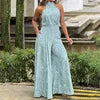 White Jumpsuit Women Sleeveless Plus Size Wide Leg Long Pants Jumpsuits for Women