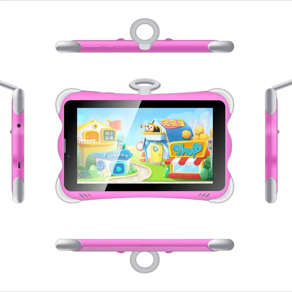 7inch Kids Tablet Pc Android 2SIM 7 Inch 12+256G Android Tablet PC 3G Call +WiFi Children's Toy + Android Tablet