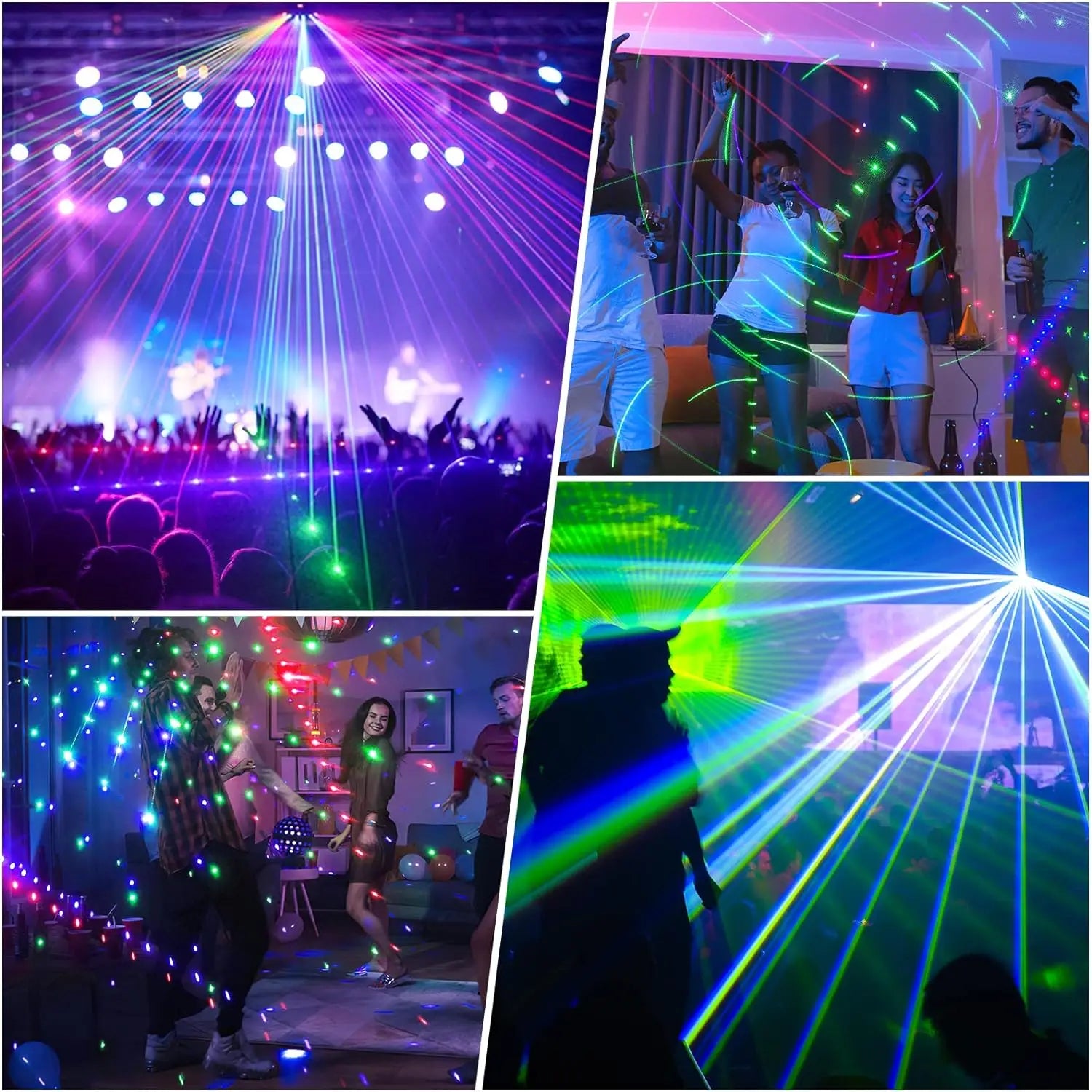 WUZSTAR Local Stock 9 Eyes Ravelight for Event Concert Club Light Remote Control Laser Dj Equipment Dmx 11CH  Stage Lights