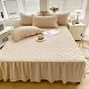Hot Sales Summer Bedding Sets Double Bed Soft Latex Mat Princess Style Fitted Sheet Bed Skirts