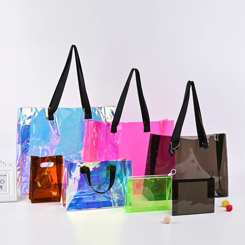 Luxury PVC Everyday Plastic Carry Bag