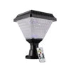 Dingdian LED NEW 10W Solar Powered Rgb Colors Dimmable Waterproof Courtyard Pillar Post Solar Led Garden Light for Decoration