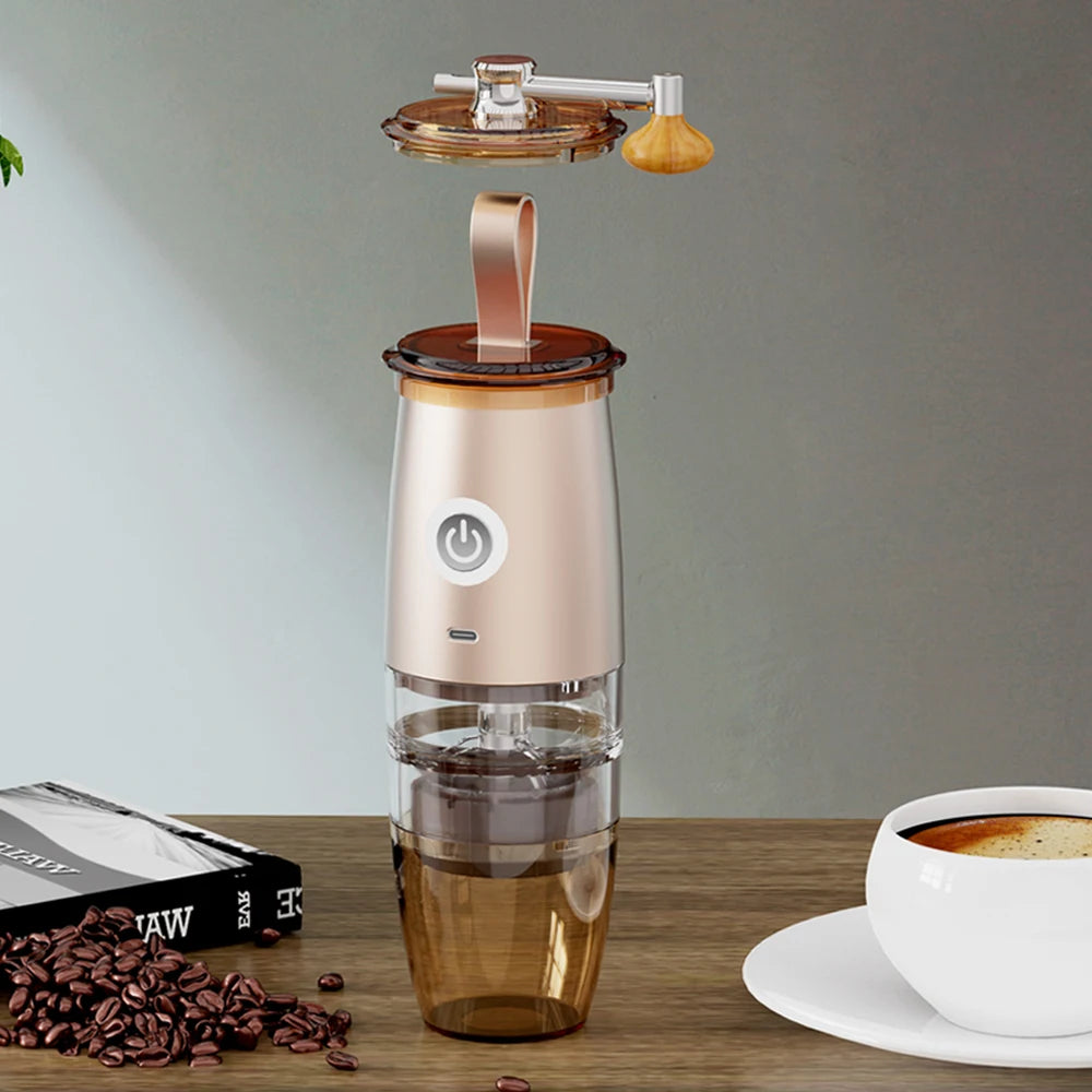 USB Rechargeable  Grinder Electric Portable Coffee Bean Grinder Grind Settings Espresso Drip