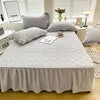 Hot Sales Summer Bedding Sets Double Bed Soft Latex Mat Princess Style Fitted Sheet Bed Skirts
